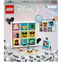 LEGO Disney 43221 - 100 Ans d'Icônes Disney, Set de Création d'Art Mural de Personnages, 72 Motifs de Mosaïque Amusants à Créer, Incluant la Minifigurine de Mickey Mouse