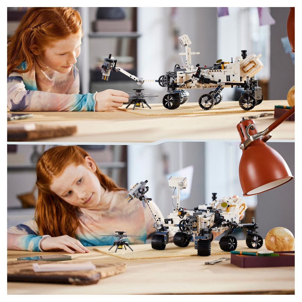 LEGO Technic 42158 - NASA Mars Rover Persévérance, Avec AR App Expérience, Découverte de la Science et de l'Espace, Jouet de Construction d'Ingénierie de Véhicule