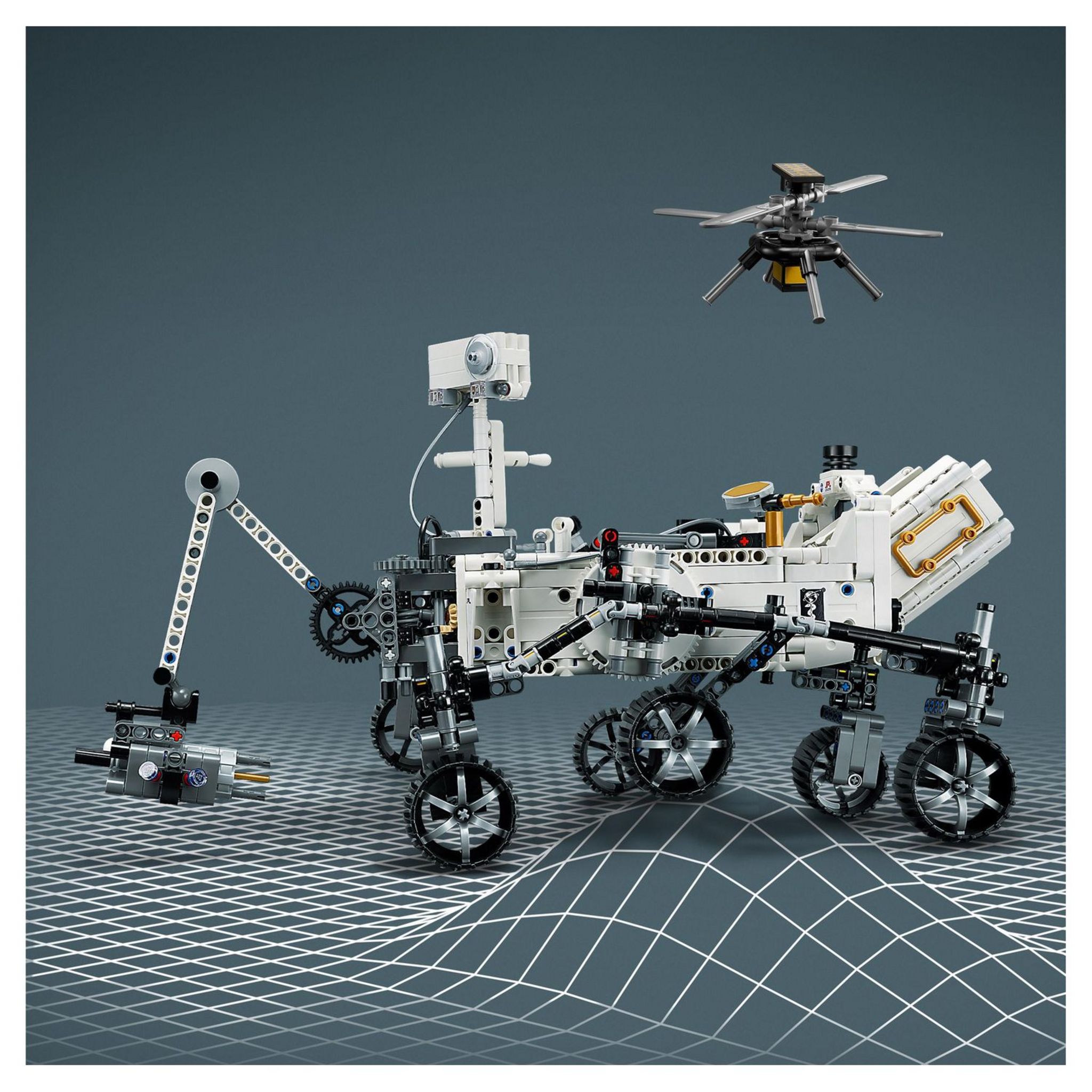Voir la diapositive 6 : LEGO Technic 42158 - NASA Mars Rover Persévérance, Avec AR App Expérience, Découverte de la Science et de l'Espace, Jouet de Construction d'Ingénierie de Véhicule