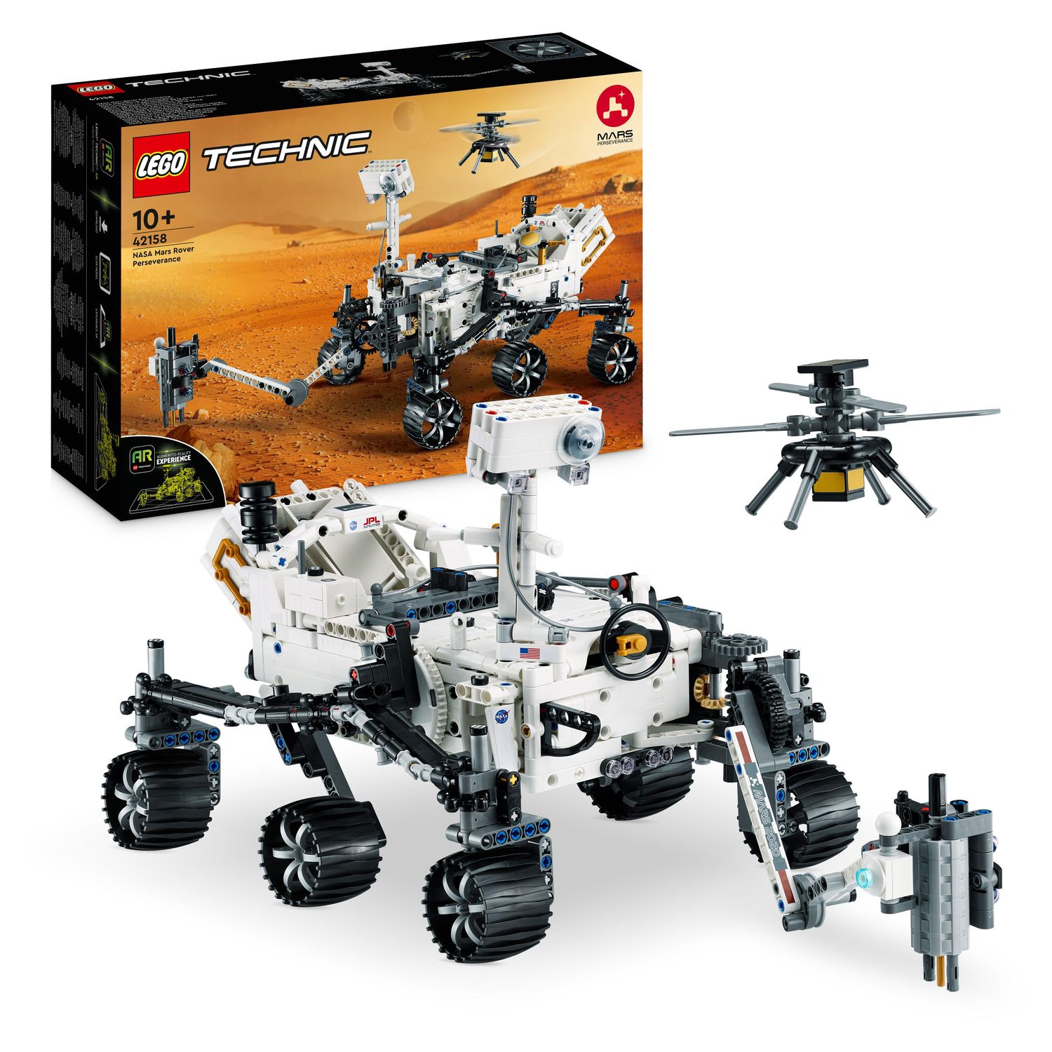 Voir la diapositive 9 : LEGO Technic 42158 NASA Mars Rover Perseverance, Jouet Découverte de l'Espace, avec AR App