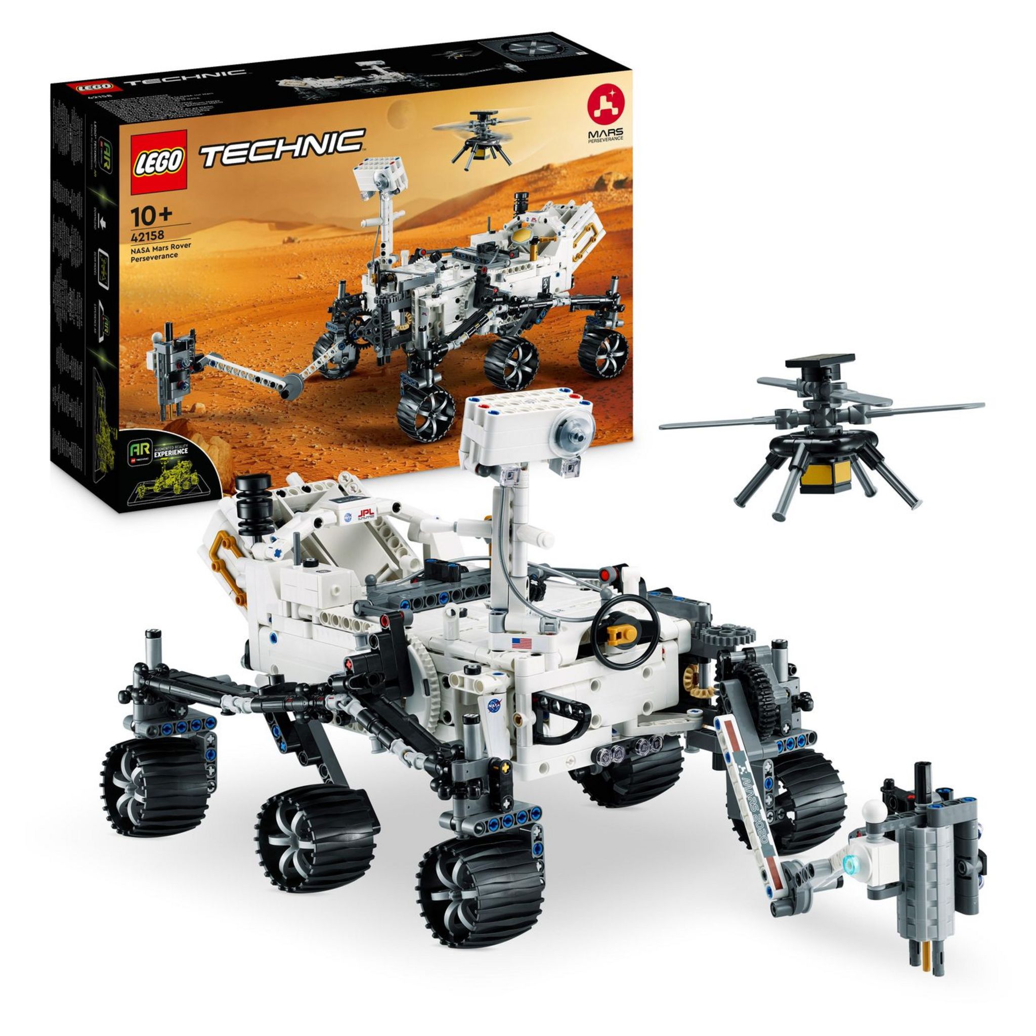 Voir la diapositive 9 : LEGO Technic 42158 - NASA Mars Rover Persévérance, Avec AR App Expérience, Découverte de la Science et de l'Espace, Jouet de Construction d'Ingénierie de Véhicule
