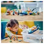 LEGO City 60377 - Le Bateau d’Exploration Sous-Marine, Jouet avec Mini Sous-Marin, Requin, Crabe, Tortue, Raie et Figurines Animaux Marins, Set de Plongée Sous-Marine