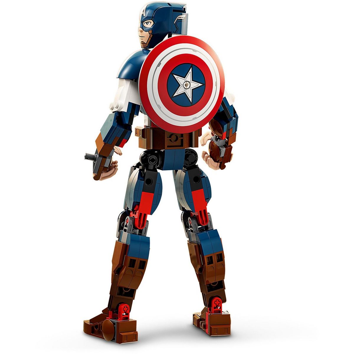 LEGO LEGO Marvel 76258 La Figurine de Captain America avec Bouclier, Jouet et Décoration Avengers
