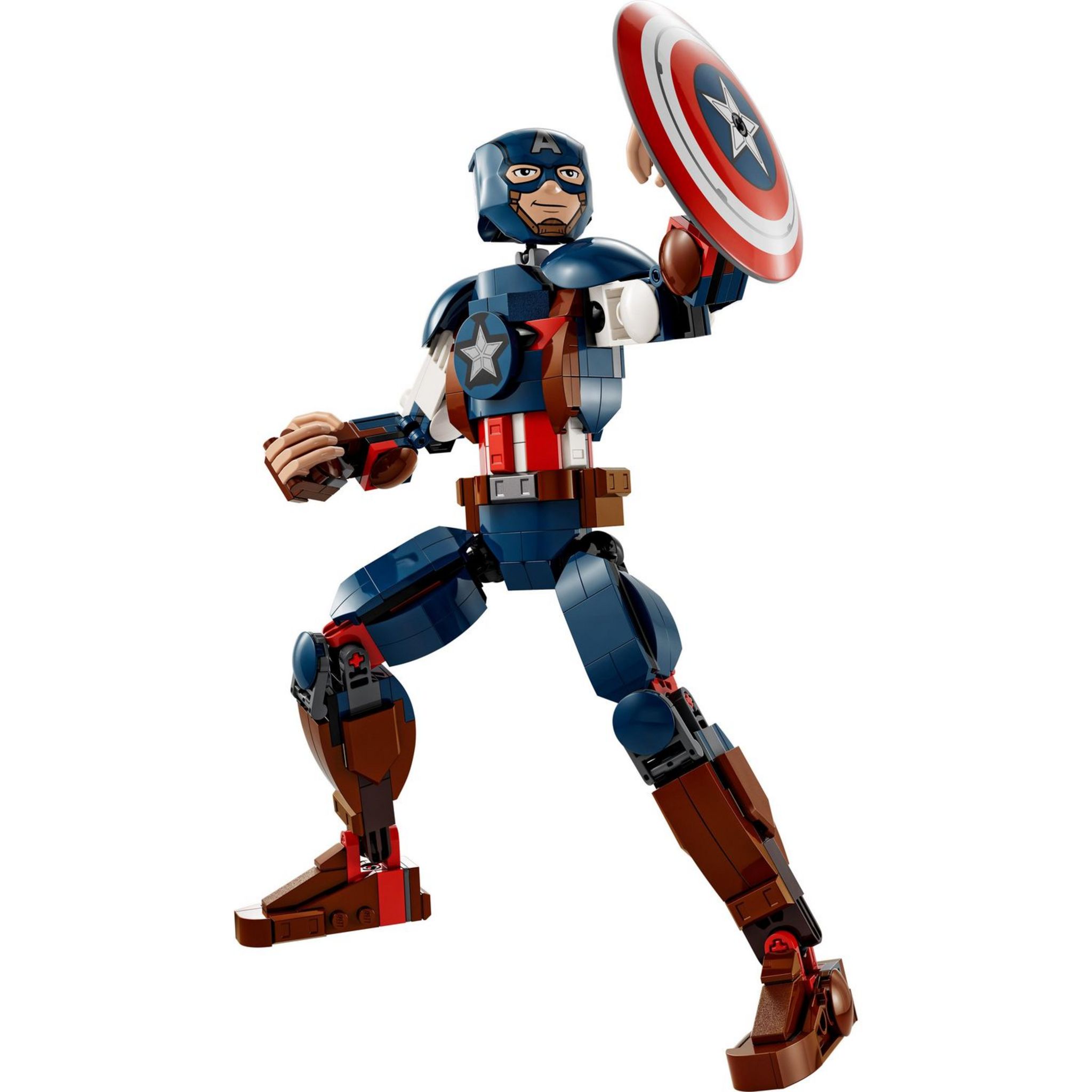Voir la diapositive 8 : LEGO LEGO Marvel 76258 La Figurine de Captain America avec Bouclier, Jouet et Décoration Avengers