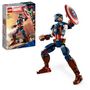 Voir la diapositive 9 : LEGO LEGO Marvel 76258 La Figurine de Captain America avec Bouclier, Jouet et Décoration Avengers