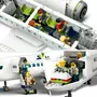 LEGO LEGO City 60367 L’Avion de Ligne, Jouet avec Bus de l'Aéroport, Remorqueur, Camion à Bagages et 9 Minifigurines