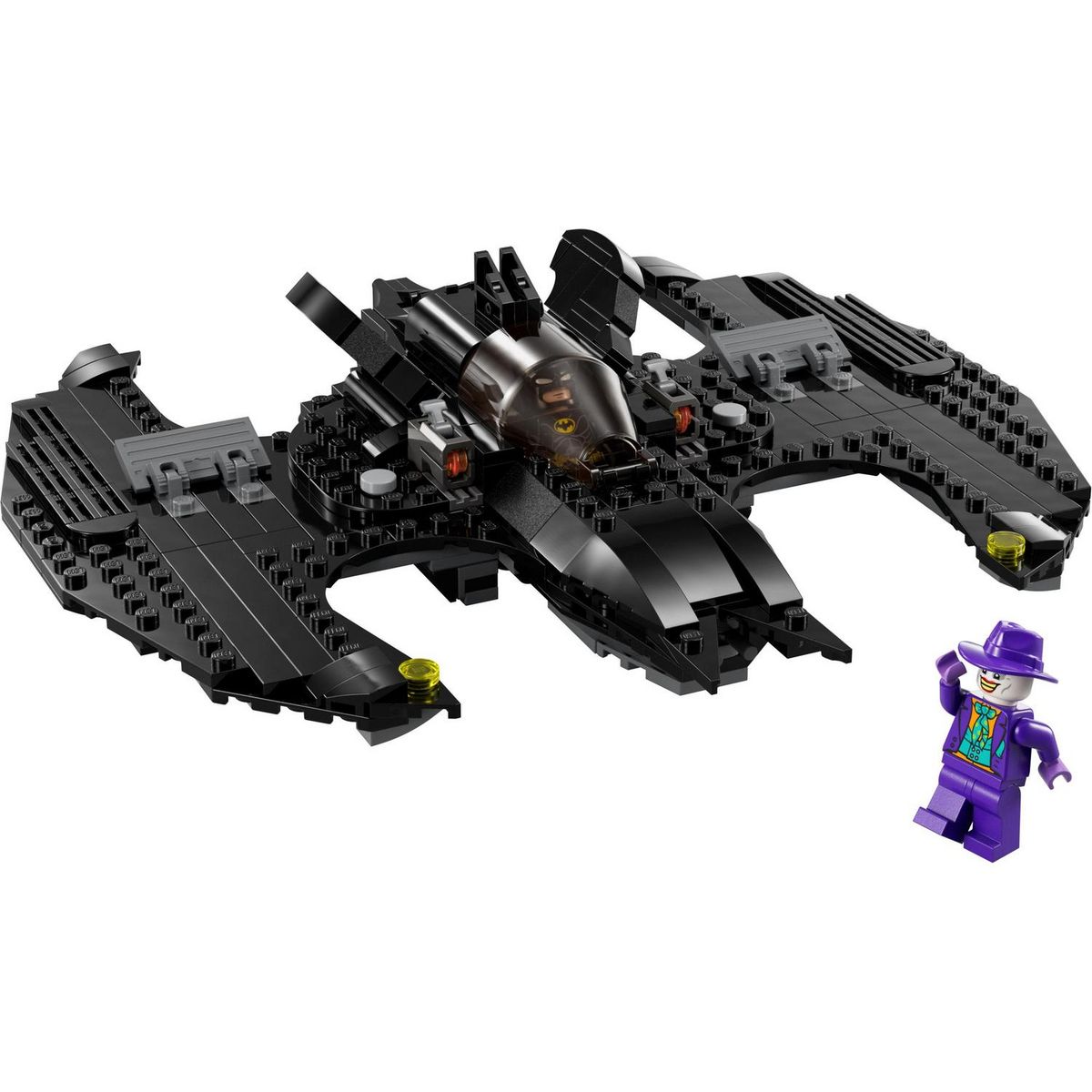 LEGO LEGO DC 76265 Batwing : Batman Contre le Joker, Jouet d'Avion Iconique du Film 1989 avec 2 Minifigurines
