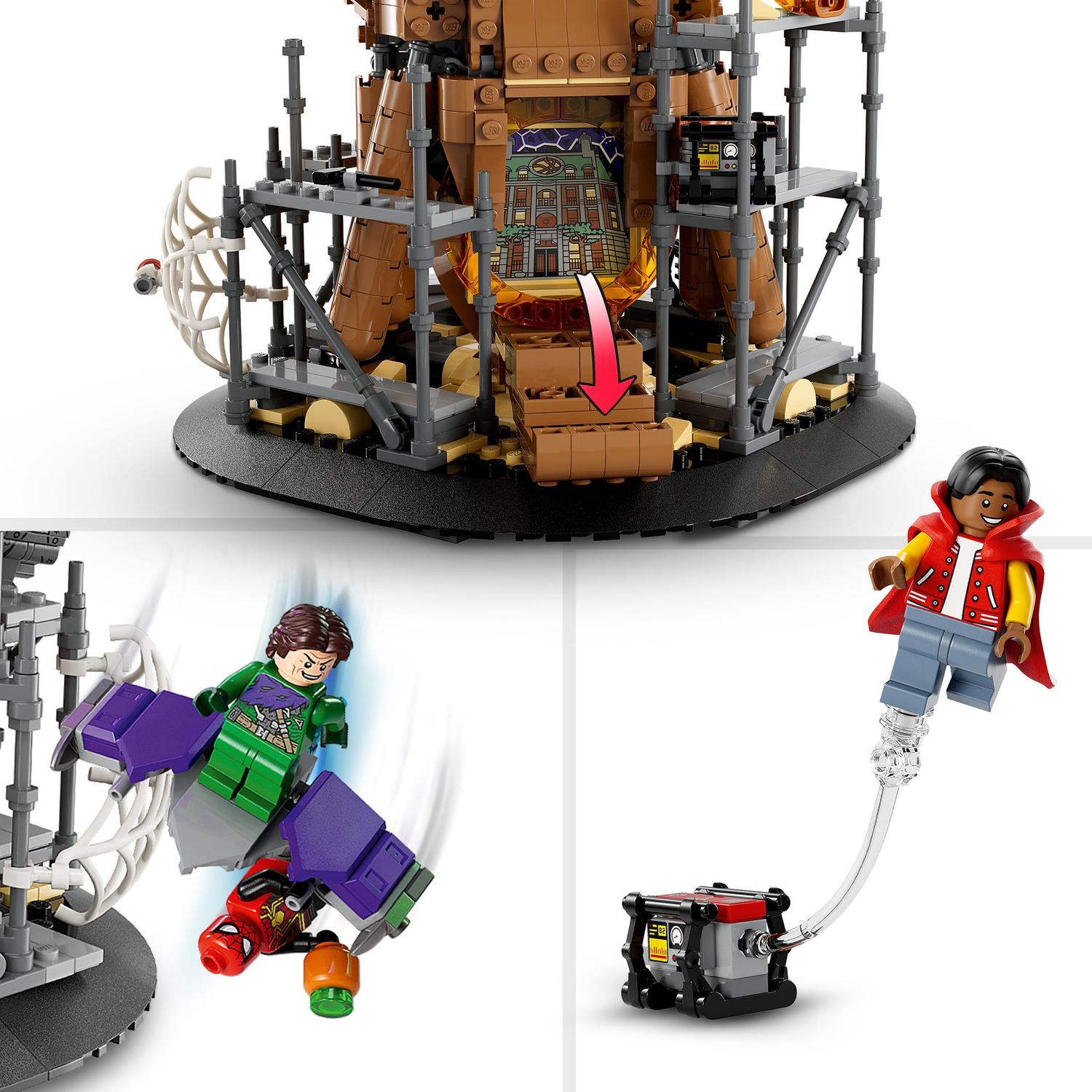 Voir la diapositive 5 : LEGO LEGO Marvel 76261 Le Combat Final de Spider-Man : No Way Home, Jouet avec 3 Peter Parkers, Bouffon Vert, Electro