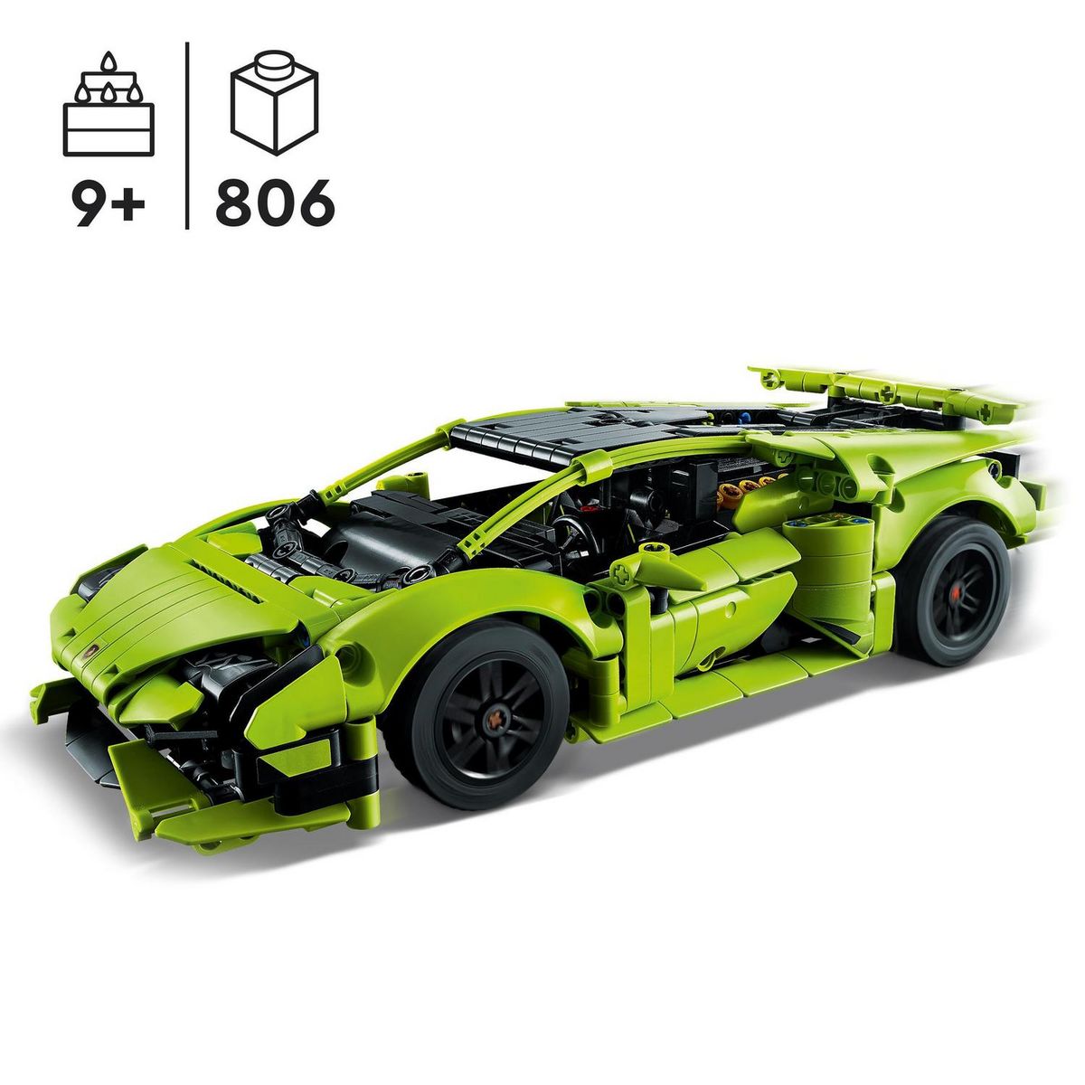 LEGO LEGO Technic 42161 Lamborghini Huracán Tecnica, Kit de Maquette de Voiture pour Enfants Fans de Sport Automobile