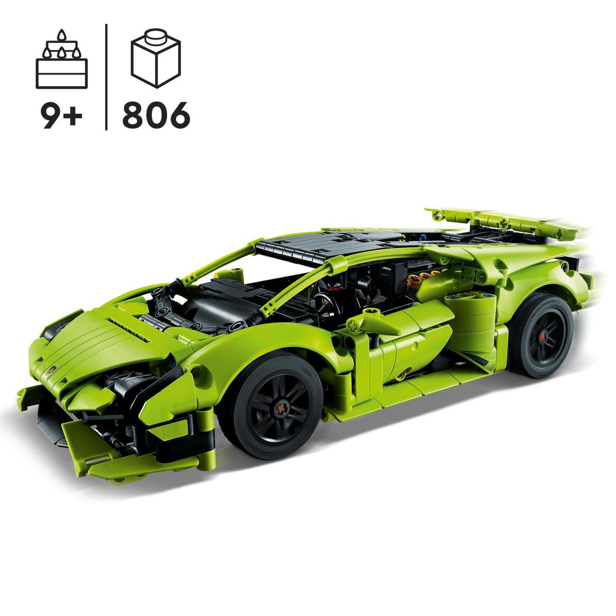 Voir la diapositive 7 : LEGO LEGO Technic 42161 Lamborghini Huracán Tecnica, Kit de Maquette de Voiture pour Enfants Fans de Sport Automobile