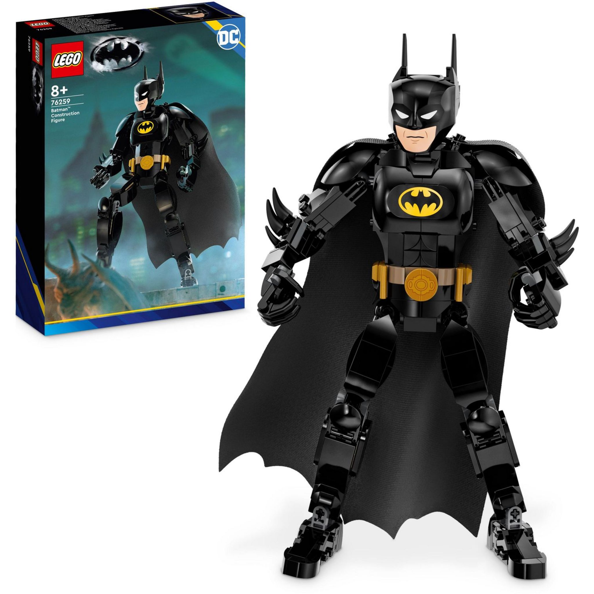 Voir la diapositive 9 : LEGO DC Comics 76259 - La Figurine de Batman, Jouet de Construction et Décoration Super-héros avec Cape, Basé sur le Film Batman 1989
