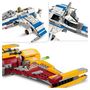 Voir la diapositive 12 : LEGO LEGO Star Wars L'E-Wing de la Nouvelle République Contre le Chasseur de Shin Hati 75364