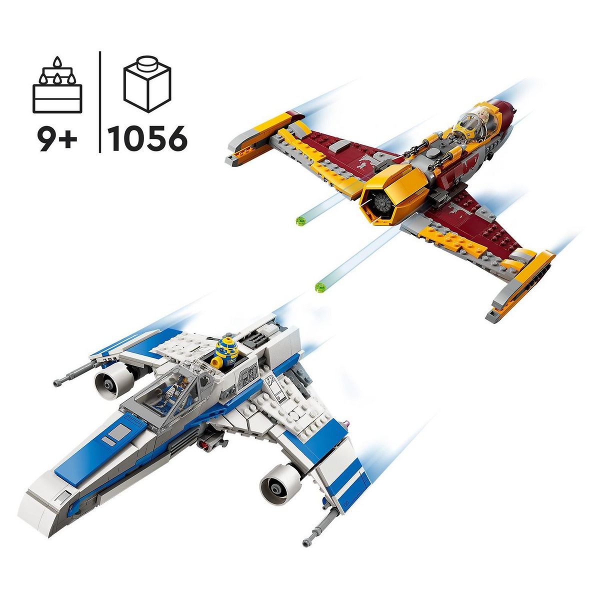 LEGO LEGO Star Wars L'E-Wing de la Nouvelle République Contre le Chasseur de Shin Hati 75364