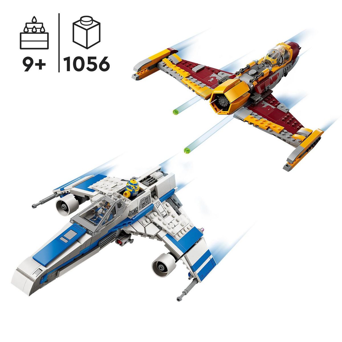 LEGO LEGO Star Wars L'E-Wing de la Nouvelle République Contre le Chasseur de Shin Hati 75364