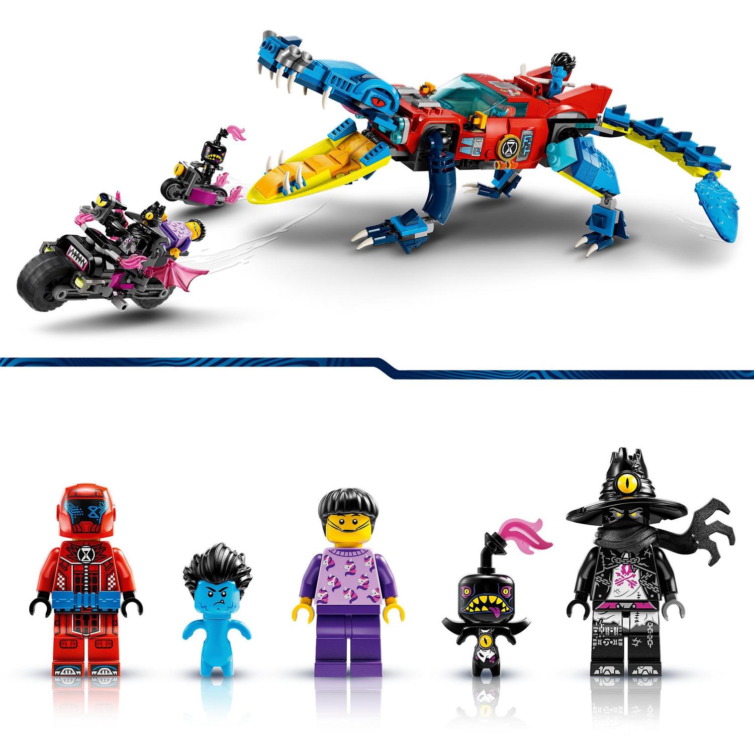 Voir la diapositive 5 : LEGO LEGO DREAMZzz 71458 La Voiture Crocodile, Jouet de Voiture 2-en-1, un Monster Truck