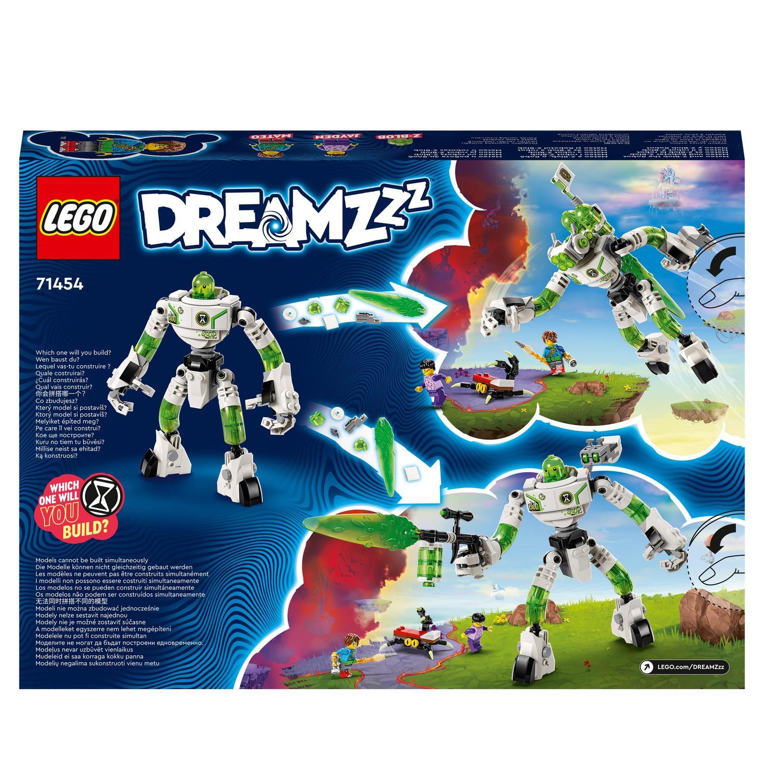 Voir la diapositive 8 : LEGO LEGO DREAMZzz 71454 Mateo et Z-Blob le Robot, Jouet avec Grande Figurine et Minifigurines Jayden