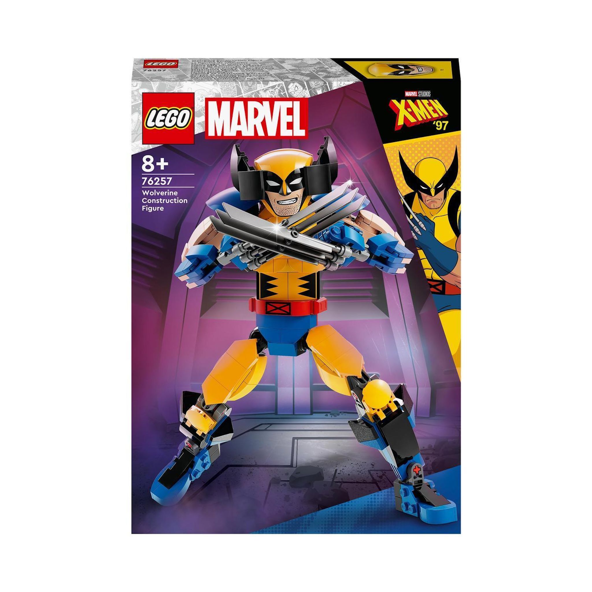 Voir la diapositive 1 : LEGO MARVEL 76257 - La Figurine de Wolverine, Set X-Men avec 6 Éléments de Griffes, Jouet de Construction, Collection de Super-Héros Emblématiques