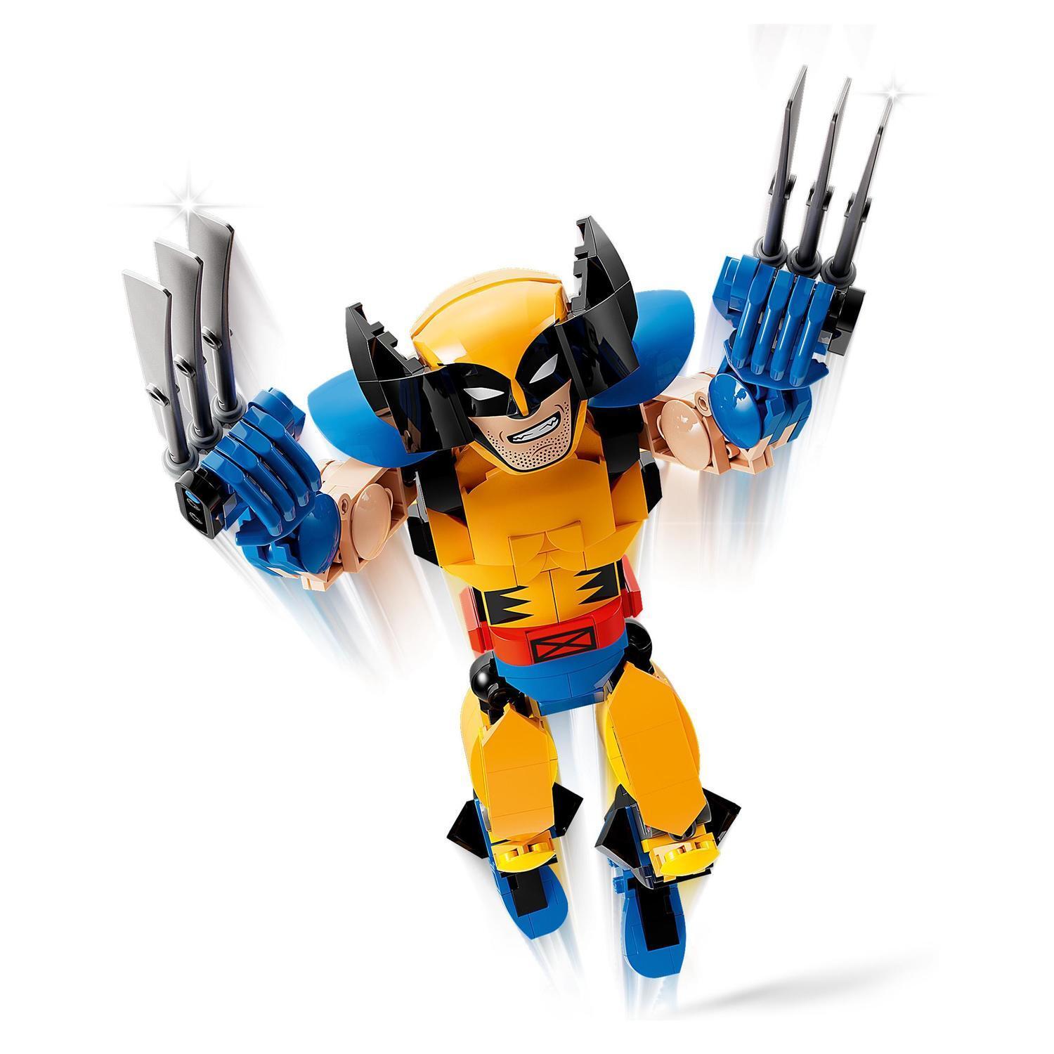 Voir la diapositive 4 : LEGO MARVEL 76257 - La Figurine de Wolverine, Set X-Men avec 6 Éléments de Griffes, Jouet de Construction, Collection de Super-Héros Emblématiques