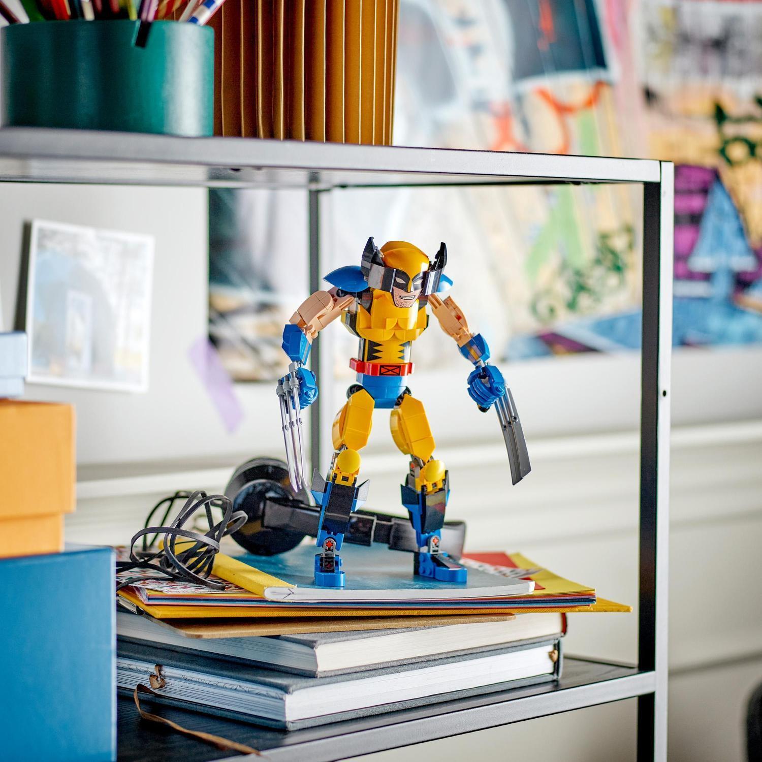 Voir la diapositive 6 : LEGO MARVEL 76257 - La Figurine de Wolverine, Set X-Men avec 6 Éléments de Griffes, Jouet de Construction, Collection de Super-Héros Emblématiques