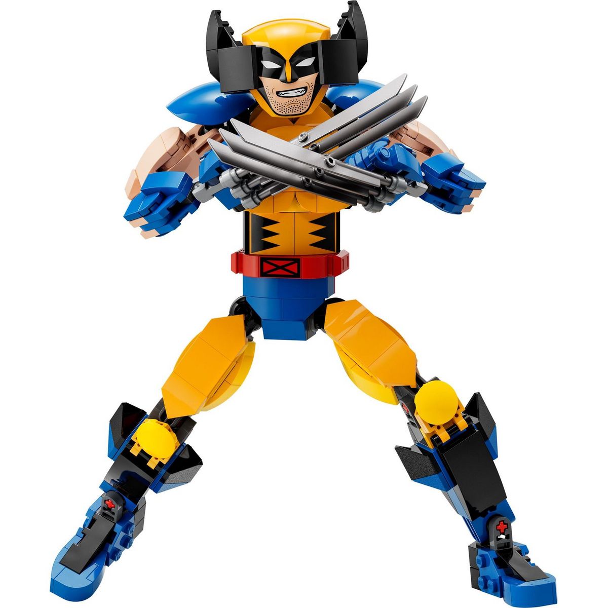 LEGO MARVEL 76257 - La Figurine de Wolverine, Set X-Men avec 6 Éléments de Griffes, Jouet de Construction, Collection de Super-Héros Emblématiques