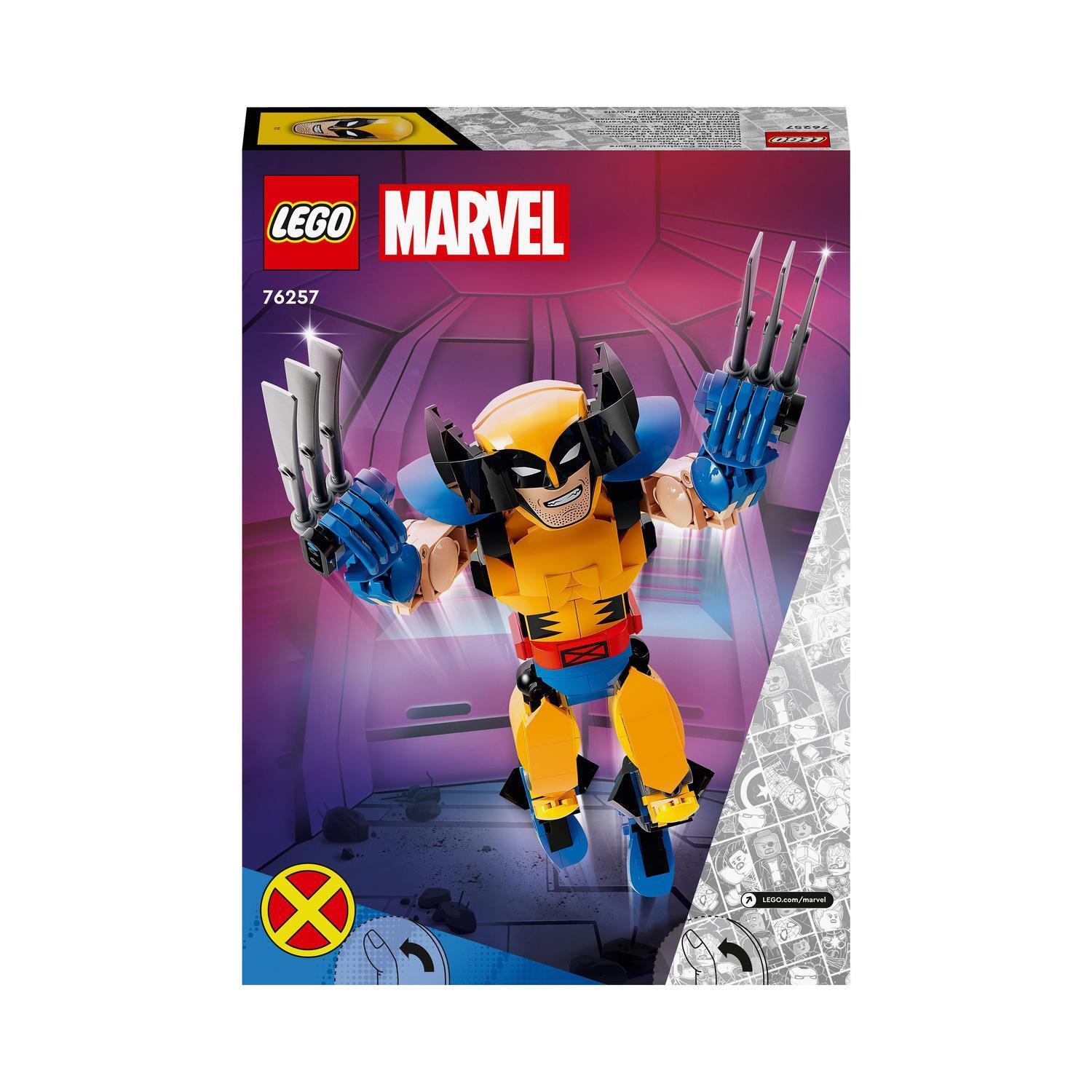 Voir la diapositive 8 : LEGO MARVEL 76257 - La Figurine de Wolverine, Set X-Men avec 6 Éléments de Griffes, Jouet de Construction, Collection de Super-Héros Emblématiques