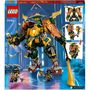 Voir la diapositive 2 : LEGO NINJAGO 71794 - L'Équipe de Robots des Ninjas Lloyd et Arin, Jouet de Ninja pour Enfants avec 2 Figurines Combinables et 5 Minifigurines