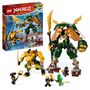 Voir la diapositive 9 : LEGO NINJAGO 71794 - L'Équipe de Robots des Ninjas Lloyd et Arin, Jouet de Ninja pour Enfants avec 2 Figurines Combinables et 5 Minifigurines