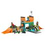 Voir la diapositive 8 : LEGO City 60364 - Le Skatepark Urbain, avec Vélo BMX, Skateboard, Trottinette, Rollers et 4 Minifigurines pour Réaliser des Stunts