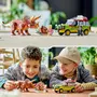 LEGO LEGO Jurassic Park 76959 La Recherche du Tricératops, Jouet de Voiture avec Figurine Dinosaure