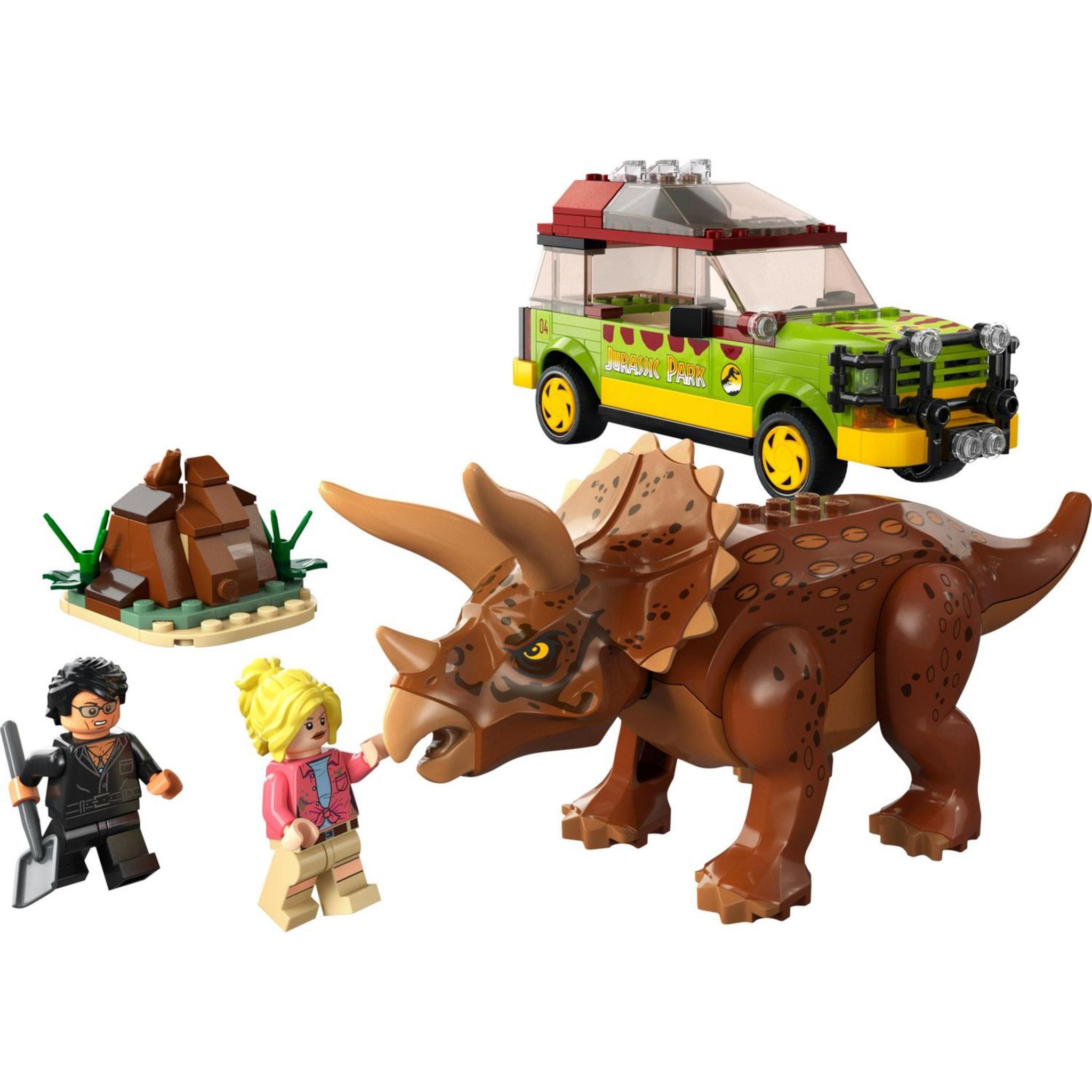 Voir la diapositive 8 : LEGO LEGO Jurassic Park 76959 La Recherche du Tricératops, Jouet de Voiture avec Figurine Dinosaure