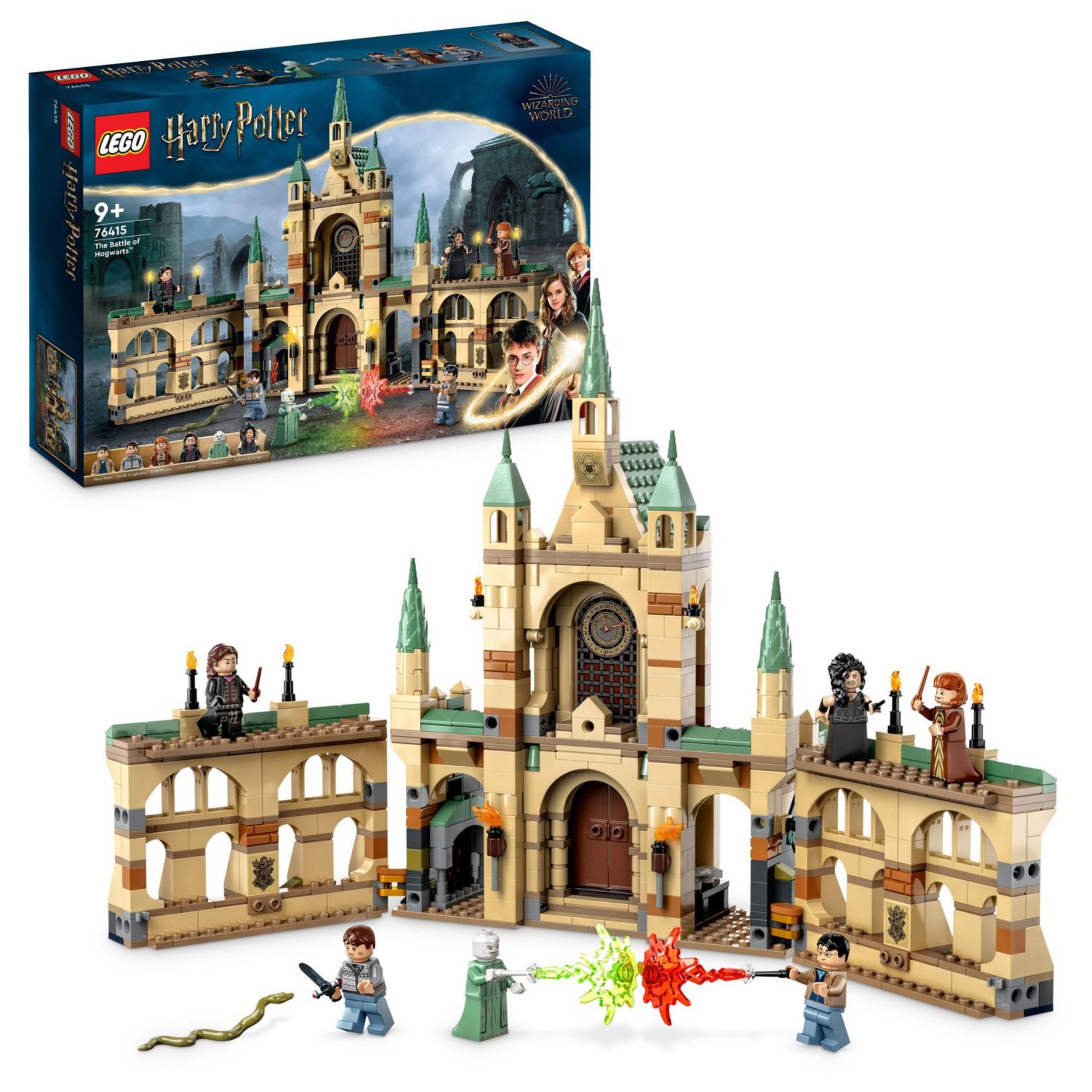 Voir la diapositive 9 : LEGO Harry Potter 76415 - La Bataille de Poudlard, Jouet de Château avec Minifigurines Voldemort, Molly Weasley et Bellatrix Lestrange plus l'Épée de Gryffondor