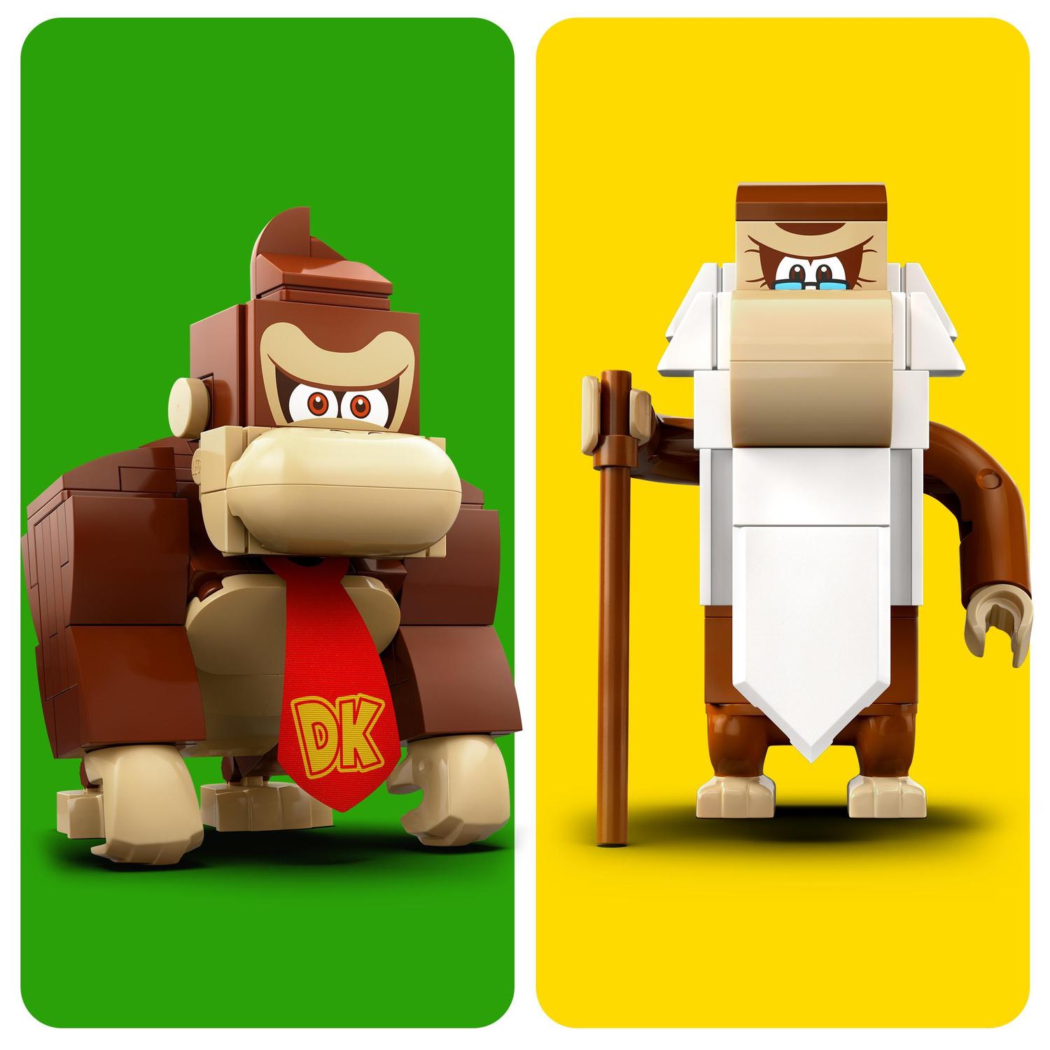 Voir la diapositive 4 : LEGO LEGO Super Mario 71424 Ensemble d'Extension La Cabane de Donkey Kong, Jouet à Combiner avec Pack de Démarrage