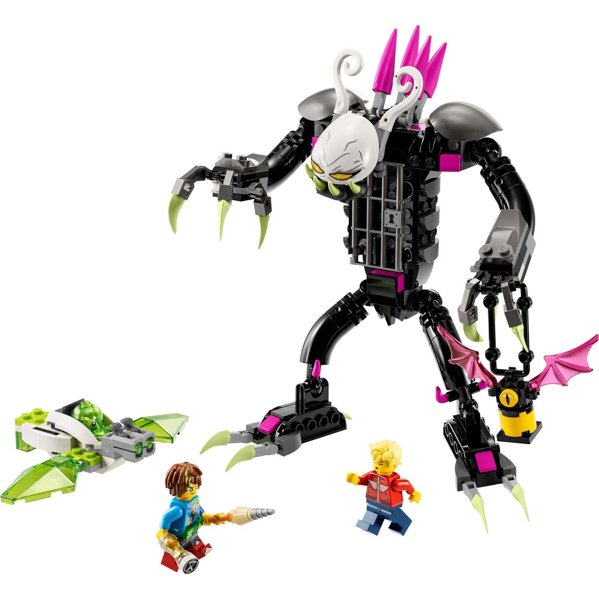 Voir la diapositive 2 : LEGO LEGO DREAMZzz 71455 Le Monstre-Cage, Jouet avec Figurines de Z-Blob en Mini-Avion ou Moto Volante