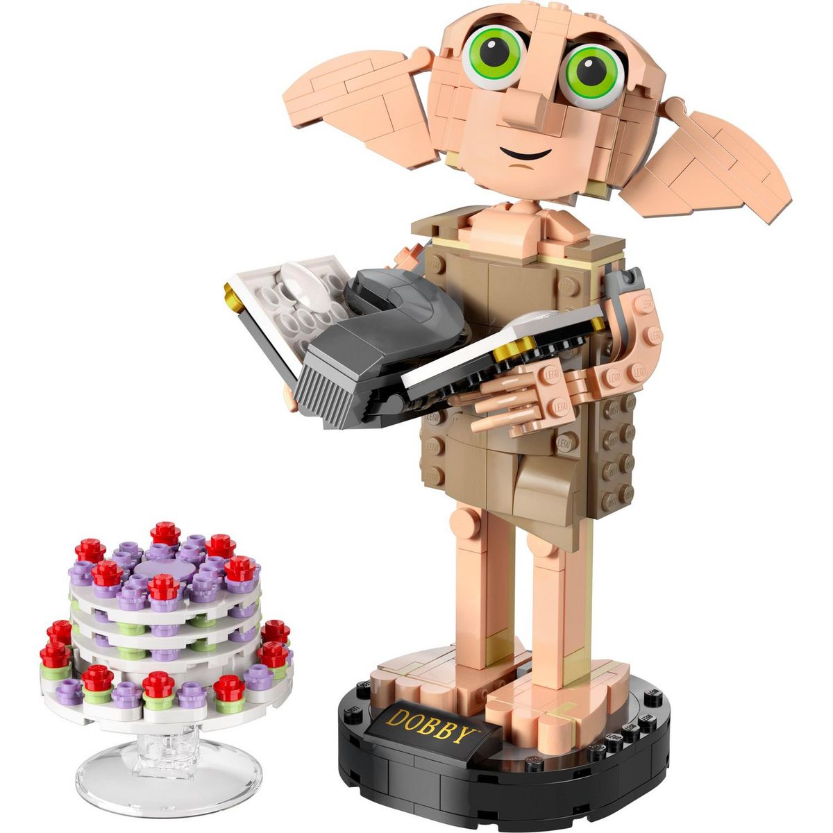 LEGO Harry Potter 76421 - Dobby l'Elfe de Maison, Jouet de Figurine et Accessoire de Décoration, Collection de Personnages