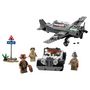 Voir la diapositive 9 : LEGO Indiana Jones 77012 - La Poursuite en Avion de Combat, Jouet avec Maquette Avion et Voiture Vintage à Construire, avec 3 Minifigurines, Film La Dernière Croisade