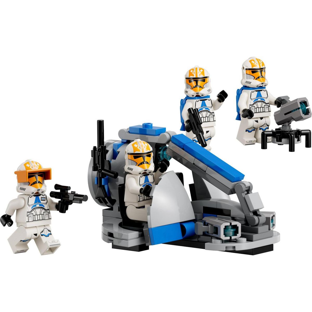 LEGO LEGO Star Wars 75359 Pack de Combat des Clone Troopers de la 332e Compagnie d'Ahsoka, Jouet avec Véhicule Speeder