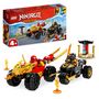 Voir la diapositive 9 : LEGO NINJAGO 71789 - Le Combat en Voiture et en Moto de Kai et Ras, Jouet Ninja de Course pour Enfants Dès 4 Ans avec 2 Minifigurines de la série TV L'ascension des Dragons