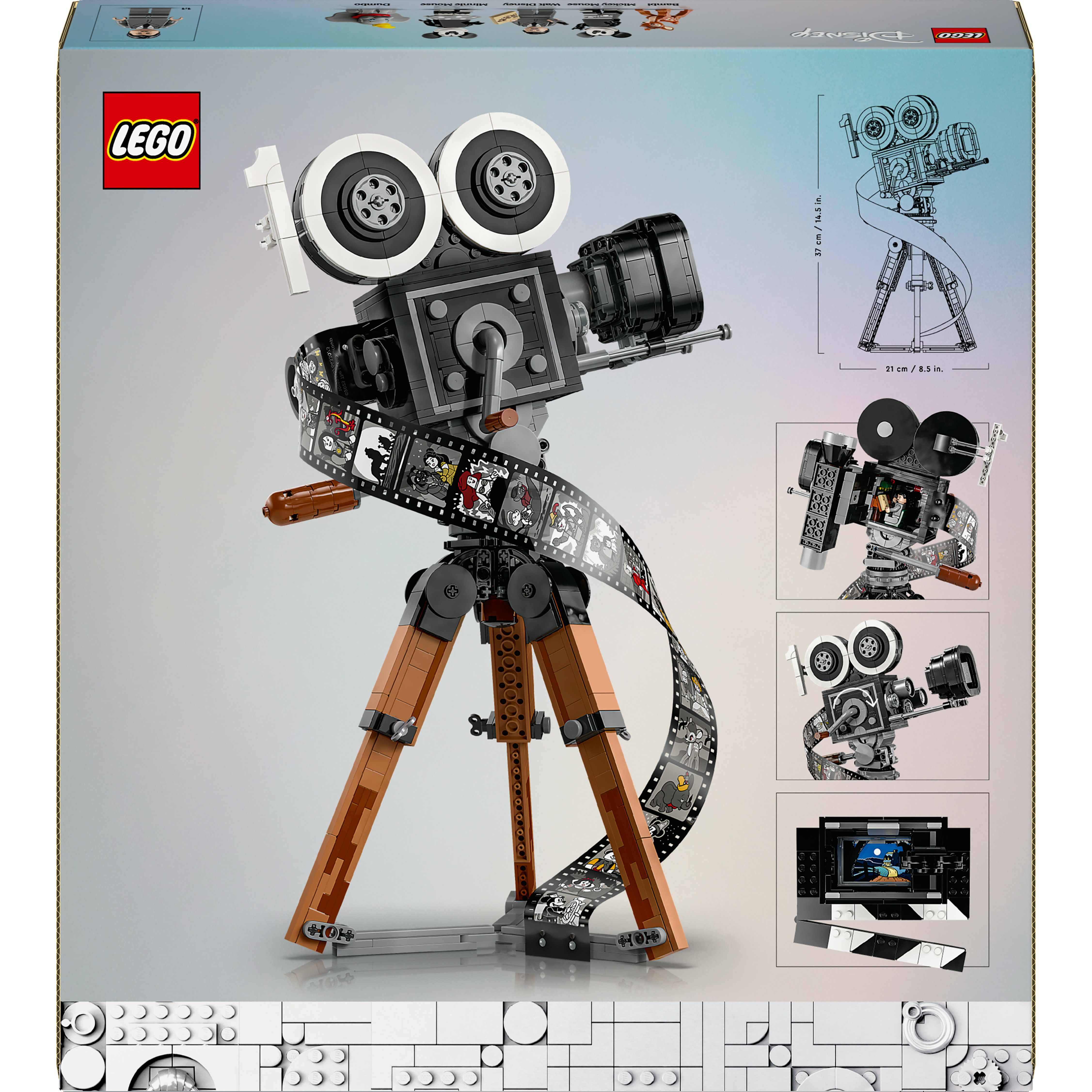 Voir la diapositive 8 : LEGO LEGO Disney 43230 La Caméra Hommage à Walt Disney, Maquette pour Adultes, avec Mickey et Minnie Mouse