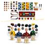 Voir la diapositive 4 : LEGO Harry Potter 76416 - La Malle de Quidditch, Jouet pour 1 Joueur ou 2 Joueurs avec Minifigurines Draco Malefoy, Cedric Diggory, Cho Chang et le Vif d'Or