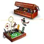 LEGO Harry Potter 76416 - La Malle de Quidditch, Jouet pour 1 Joueur ou 2 Joueurs avec Minifigurines Draco Malefoy, Cedric Diggory, Cho Chang et le Vif d'Or