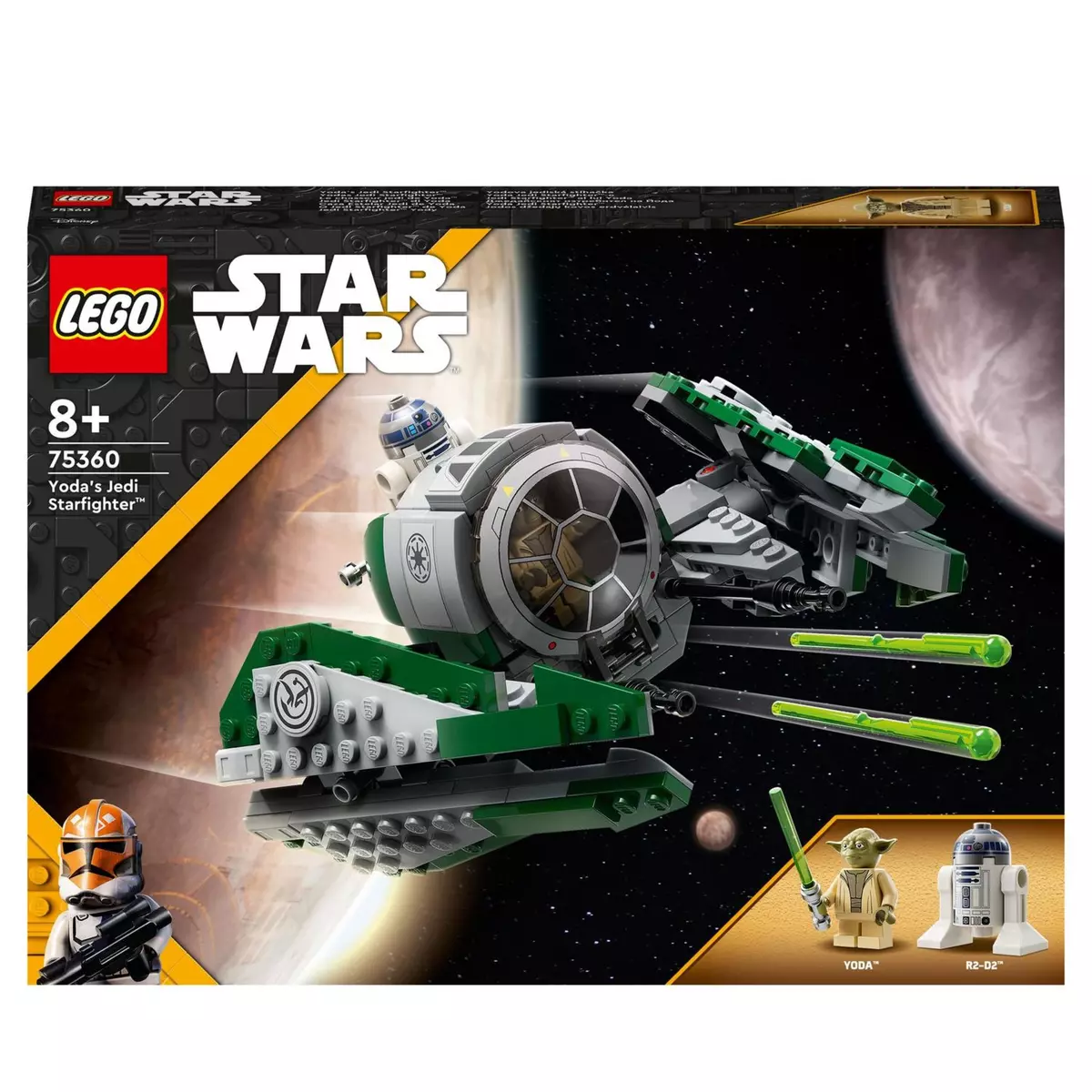 LEGO LEGO Star Wars 75360 Le Chasseur Jedi de Yoda, Jouet The
