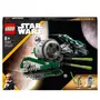 LEGO LEGO Star Wars 75360 Le Chasseur Jedi de Yoda, Jouet The Clone Wars avec la Minifigurine Yoda et Figurine R2-D2