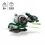 LEGO LEGO Star Wars 75360 Le Chasseur Jedi de Yoda, Jouet The Clone Wars avec la Minifigurine Yoda et Figurine R2-D2