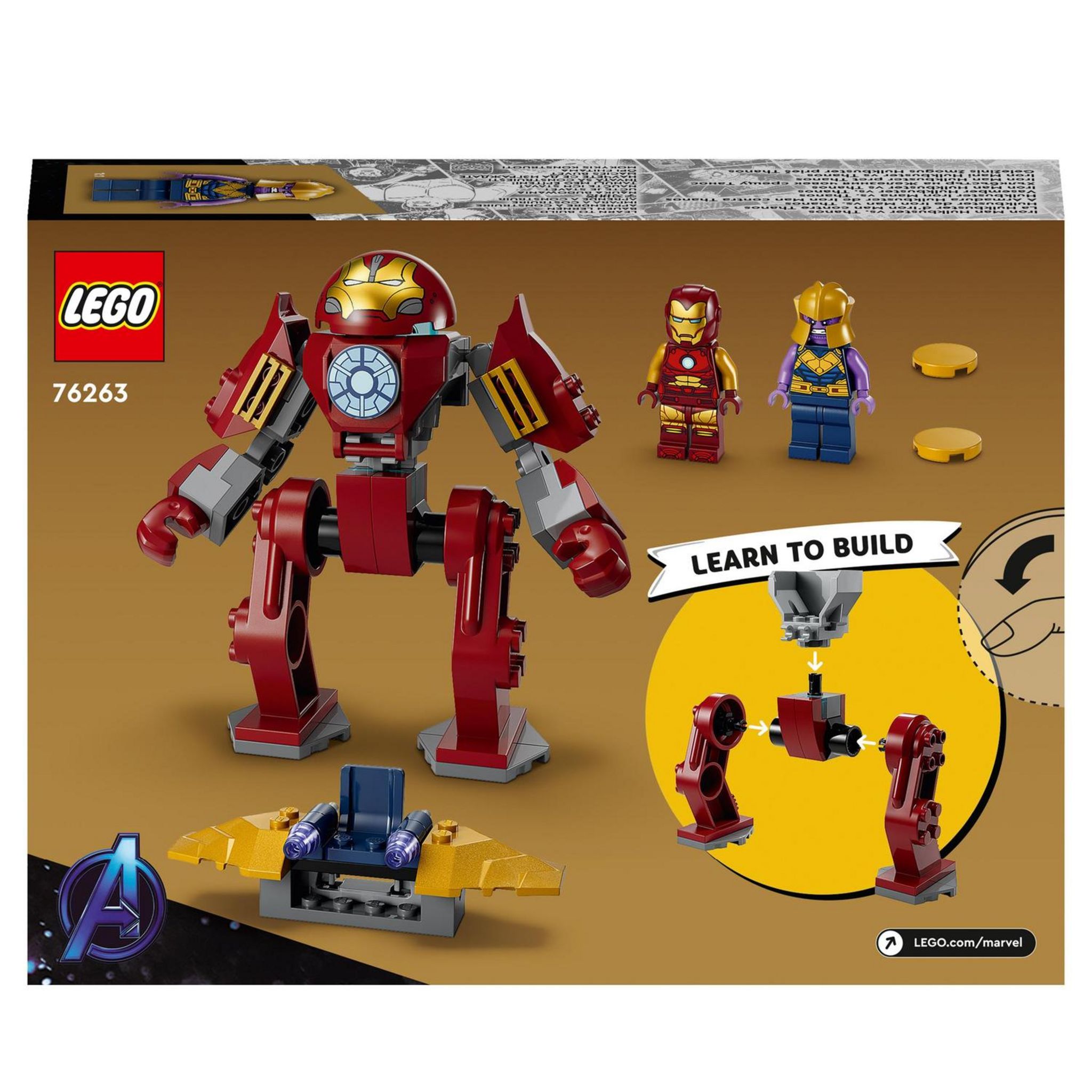 Voir la diapositive 2 : LEGO LEGO Marvel 76263 La Hulkbuster d'Iron Man Contre Thanos, Jouet de Super-Héros Basée sur Avengers : Infinity War