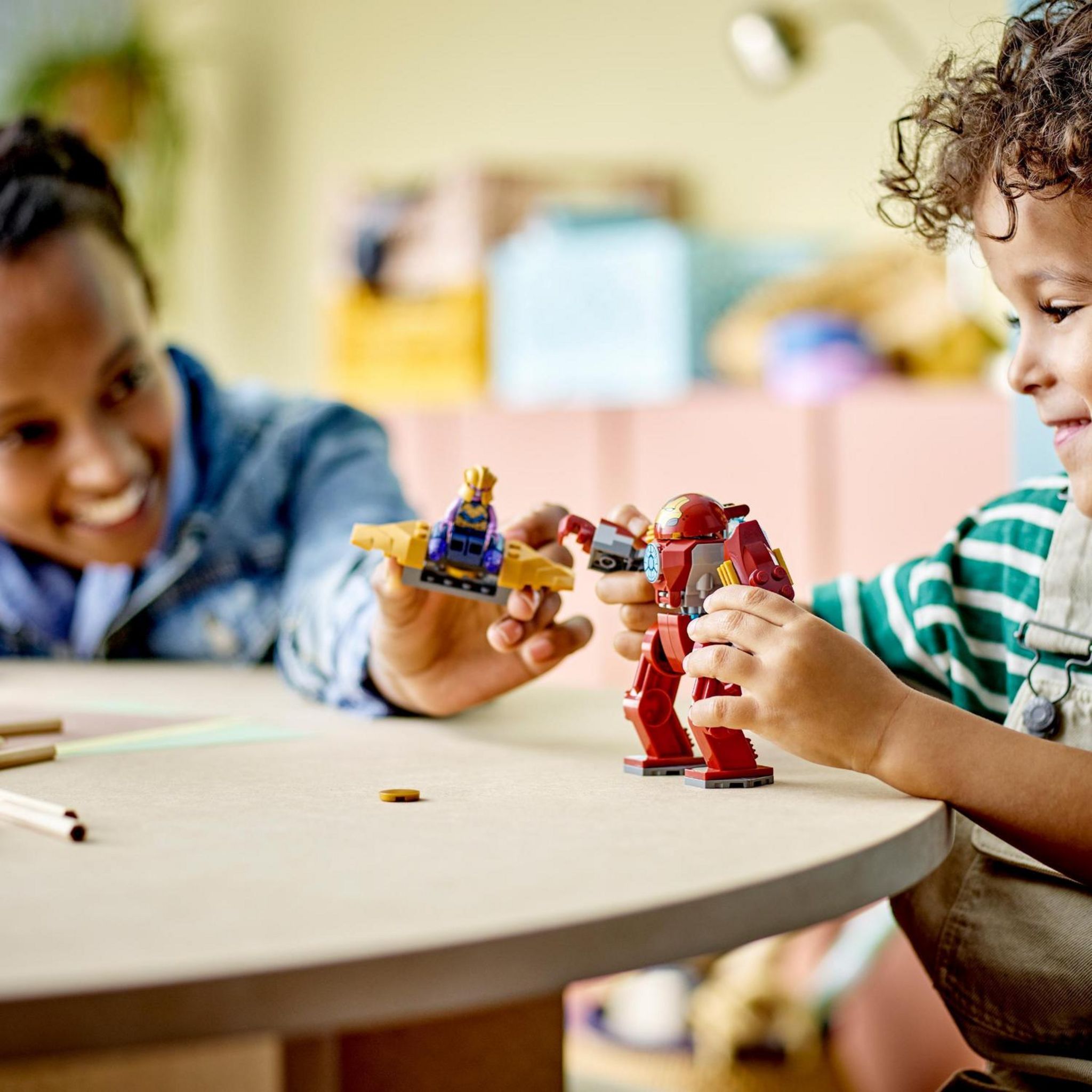 Voir la diapositive 3 : LEGO LEGO Marvel 76263 La Hulkbuster d'Iron Man Contre Thanos, Jouet de Super-Héros Basée sur Avengers : Infinity War