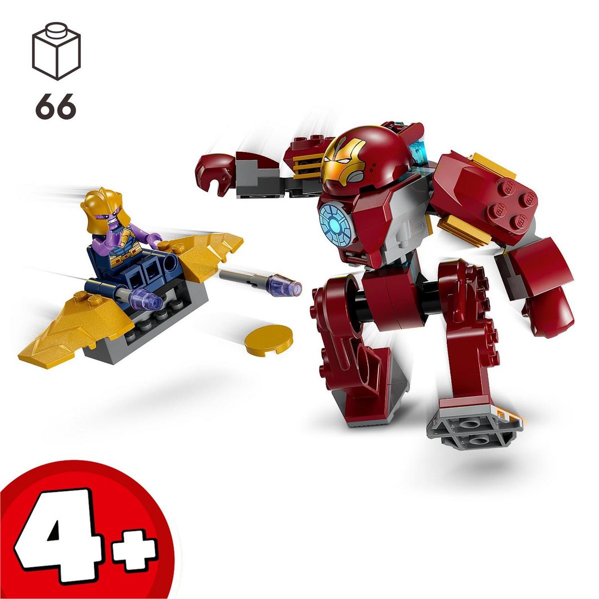 LEGO LEGO Marvel 76263 La Hulkbuster d'Iron Man Contre Thanos, Jouet de Super-Héros Basée sur Avengers : Infinity War