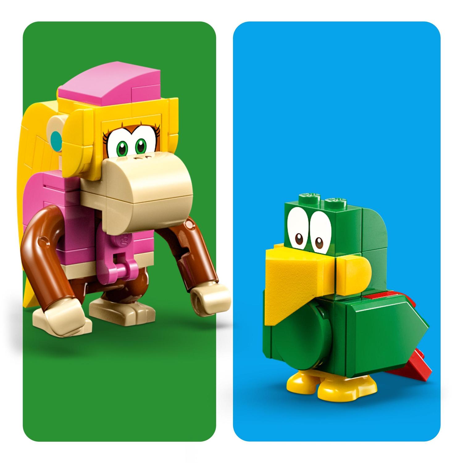 Voir la diapositive 4 : LEGO LEGO Super Mario 71421 Ensemble d'Extension Concert de Dixie Kong dans la Jungle, à Combiner avec Pack de Démarrage
