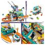 Voir la diapositive 5 : LEGO Friends 41734 - Le Bateau de Sauvetage en Mer, Jouet avec Figurines de Dauphins et Sous-Marin, Jeu Éco Éducatif, Cadeau avec Animaux pour Enfants