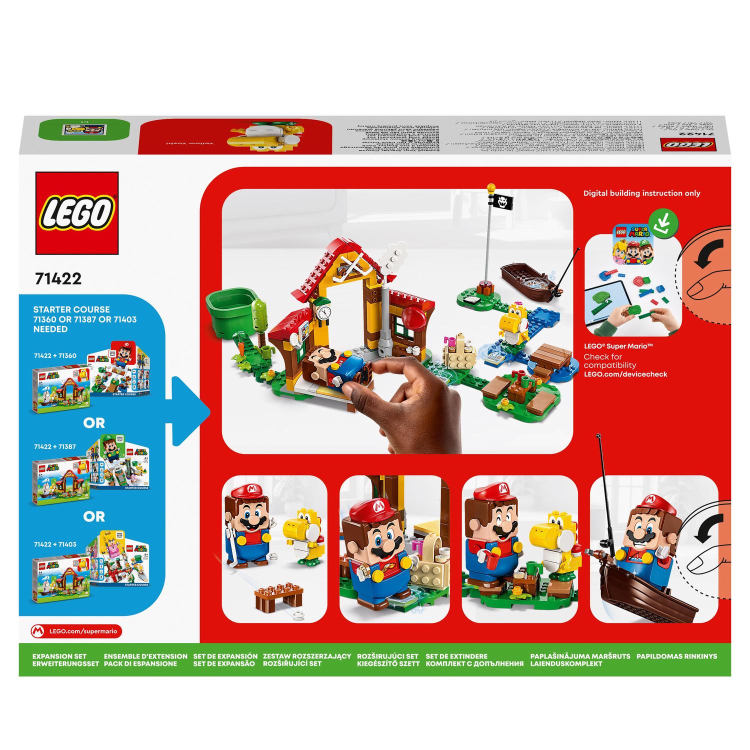 Voir la diapositive 2 : LEGO Super Mario 71422 - Ensemble d'extension pique-nique chez Mario
