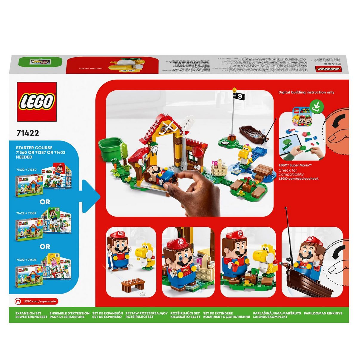 LEGO Super Mario 71422 - Ensemble d'extension pique-nique chez Mario